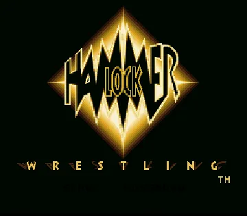 Hammer Lock Wrestling (USA) screen shot title